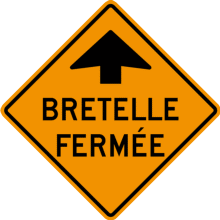 Bretelle fermée